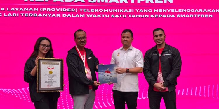 Pertama, Smartfren Fun Run 2025 Catatkan Rekor Nasional, Ajang Lari Terbanyak dalam Setahun