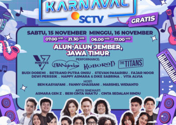 Akhir Pekan Ini Karnaval SCTV di Jember, Ada Budi Doremi, Dewi Perssik hingga Bintang Sinetron SCTV