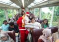 Santa On The Train Program KAI Wisata, Rayakan Natal dengan Kehangatan diatas Kereta Wisata