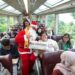 Santa On The Train Program KAI Wisata, Rayakan Natal dengan Kehangatan diatas Kereta Wisata