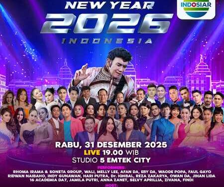 Tahun Baru, Indosiar Persembahkan Happy New Year 2026 Indonesia