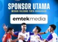EMTEK Media Dukung Medan Falcon Tirta Bhagasasi Berlaga di Proliga 2026