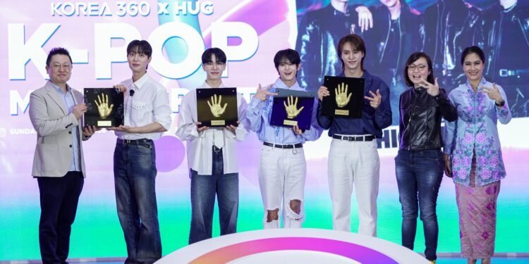 Minho dan Highlight Gelar Handprinting Ceremony serta Meet & Greet dalam HUG K-Pop Concert