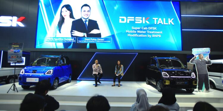 Berkonstruksi Kokoh, DFSK Super Cab Dukung Operasional Water Treatment BNPB