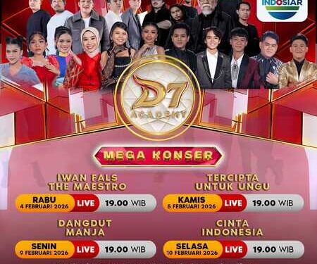 Indosiar Bakal Suguhkan D’ Academy 7 Mega Konser Bareng Iwan Fals, Ungu hingga Musisi Dangdut