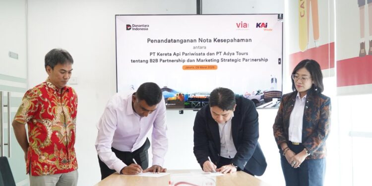 Kolaborasi KAI Wisata-Adya Tours Kembangkan Pemasaran B2B Wisata Berbasis Kereta Api