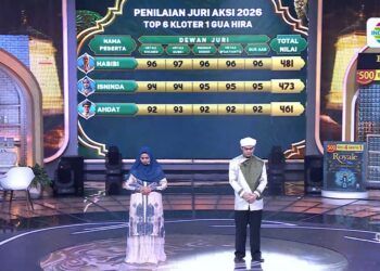 Habibi (Aceh) dan Isninda (Boyolali) Melaju ke Top 4 AKSI Indosiar 2026