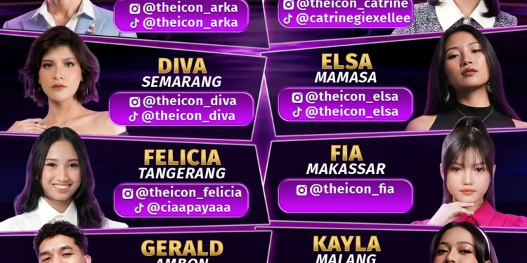 Glenn (Deli Serdang)-Aisyah (Jakarta) Tampil Memukau, Panen Standing Ovation Juri The Icon Indonesia