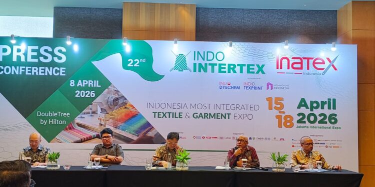 Indo Intertex & Inatex, 15-18 April 2026 di JIExpo, Unjuk Inovasi Sektor Tekstil dan Garmen
