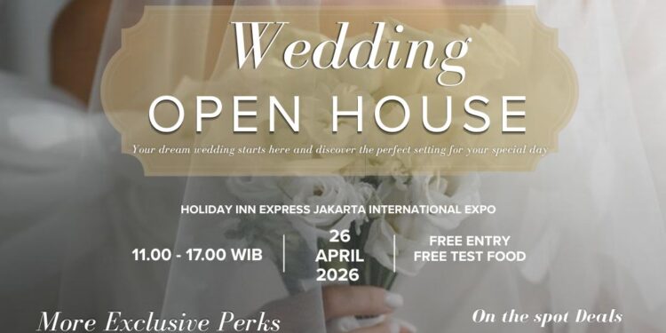 Wujudkan Pernikahan Impian, Holiday Inn Express Jakarta International Expo Hadirkan Wedding Open House