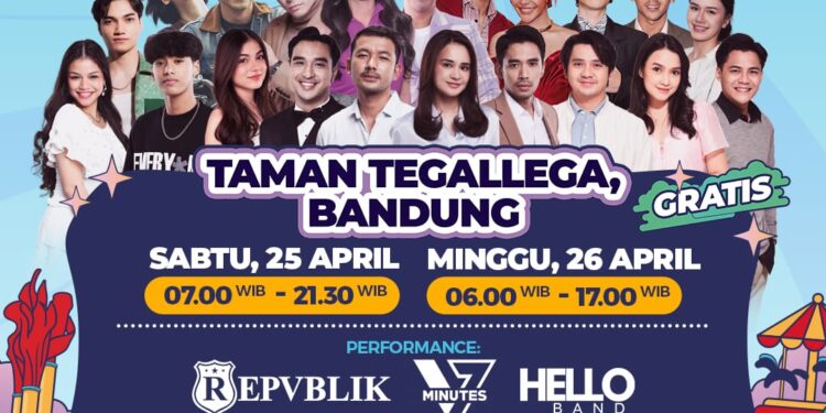 Bandung Jadi Kota Pembuka Karnaval SCTV 2026, Ada Ariel ‘Noah’ dan Niken Anjani 