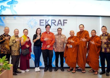 Kementerian Ekraf-Walubi Berkolaborasi Siap Sukseskan Perayaan Waisak Nasional 2026 di Candi Borobudur 