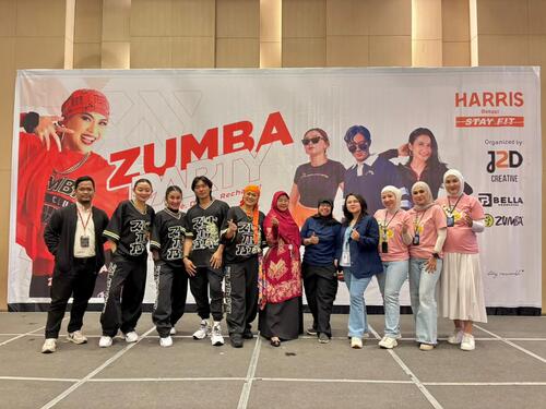 Zumba Party HARRIS Bekasi Wujudkan Gaya Hidup “Living in Balance”