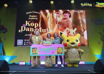 Pikachu dan Happy Asmara Berkolaborasi Daur Ulang “Kopi Dangdut”, Ini Hasilnya