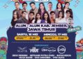 Karnaval SCTV Sambangi Jember 16-17 Mei 2026, Ada Dewi Persik, Letto, The Virgin hingga Gilga Sahid.