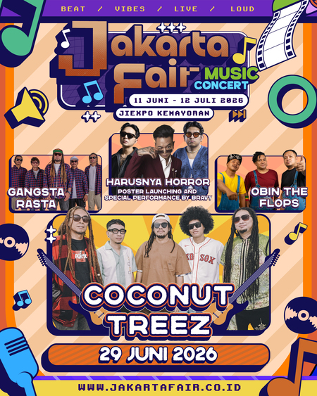 Reggae Time Hari ini di Jakarta Fair, Ada Coconut Treez hingga Gangsta Rasta