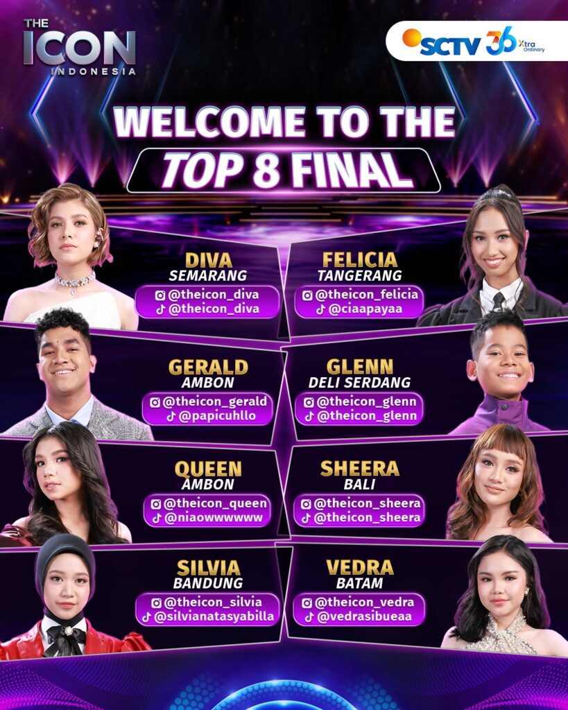E-Flyer - Top 8 Final ''The Icon Indonesia''