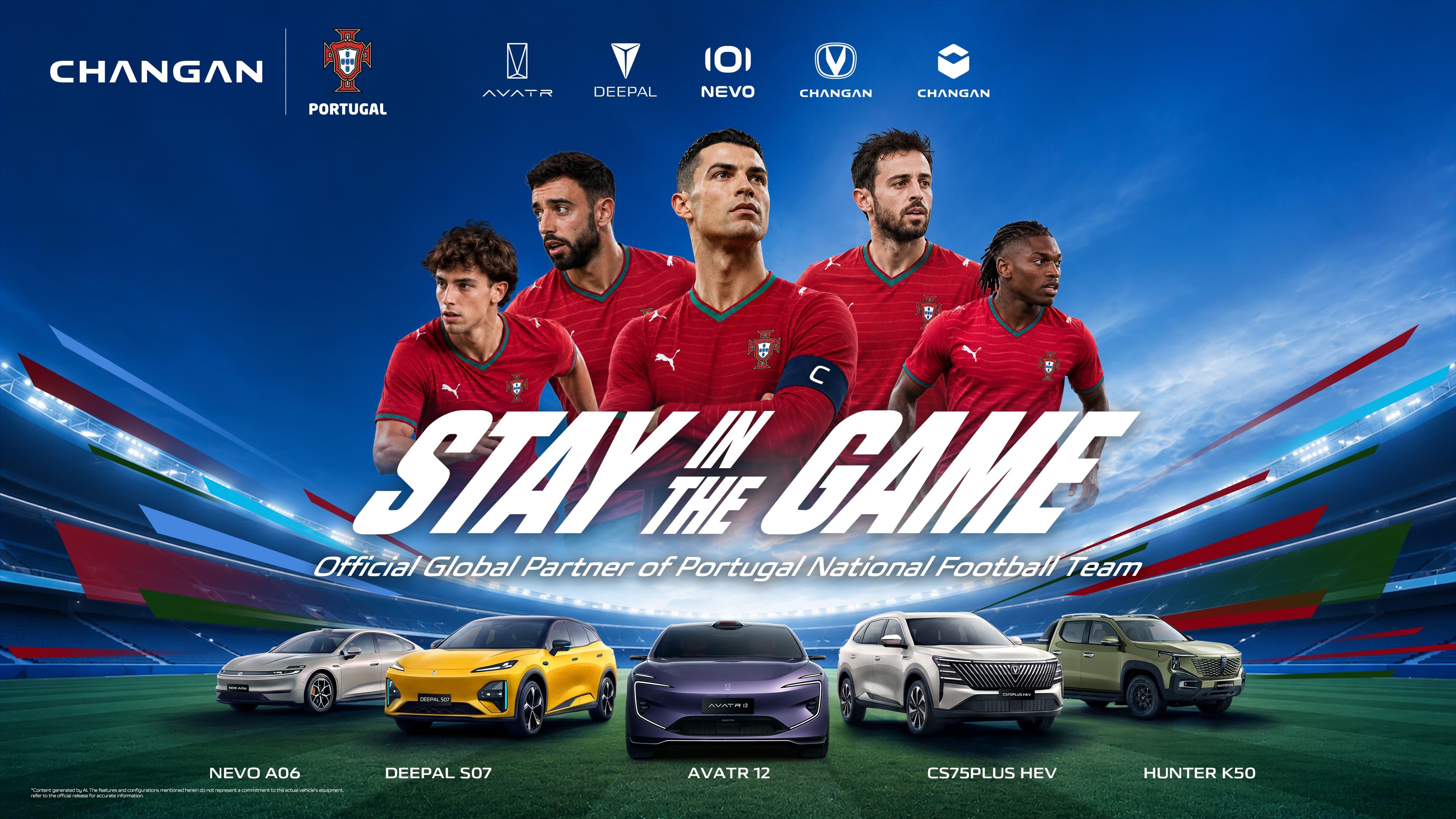 Changan Automobile Jalin Kemitraan Strategis Global Bareng Timnas Sepak Bola Portugal