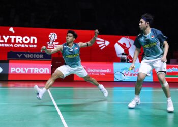 Polytron Indonesia Open, Sabar/Reza Menang, Indonesia Amankan Satu Tempati di Final