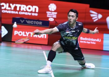 Jonatan Christie Lengkapi Empat Wakil Indonesia ke Semifinal Polytron Indonesia Open