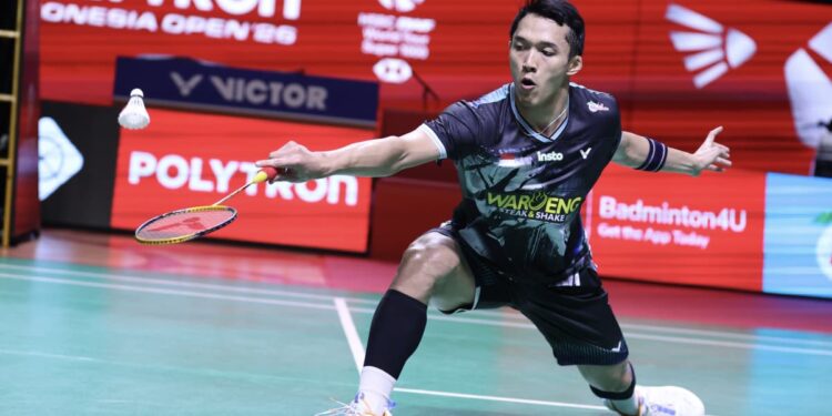 Jonatan Christie Lengkapi Empat Wakil Indonesia ke Semifinal Polytron Indonesia Open