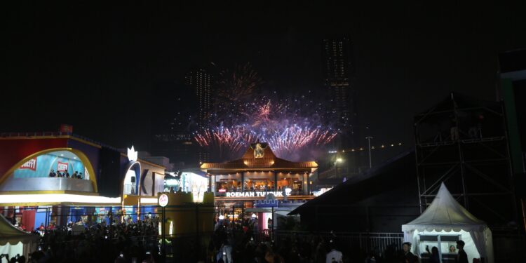Pesta Kembang Api dan Aksi Panggung Good Morning Everyone Sempurnakan Pembukaan Jakarta Fair 2026
