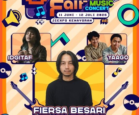 Fiersa Besari Malam Ini, Siap Bikin Penonton Jakarta Fair 2026 Bernyanyi dan Baper Bareng