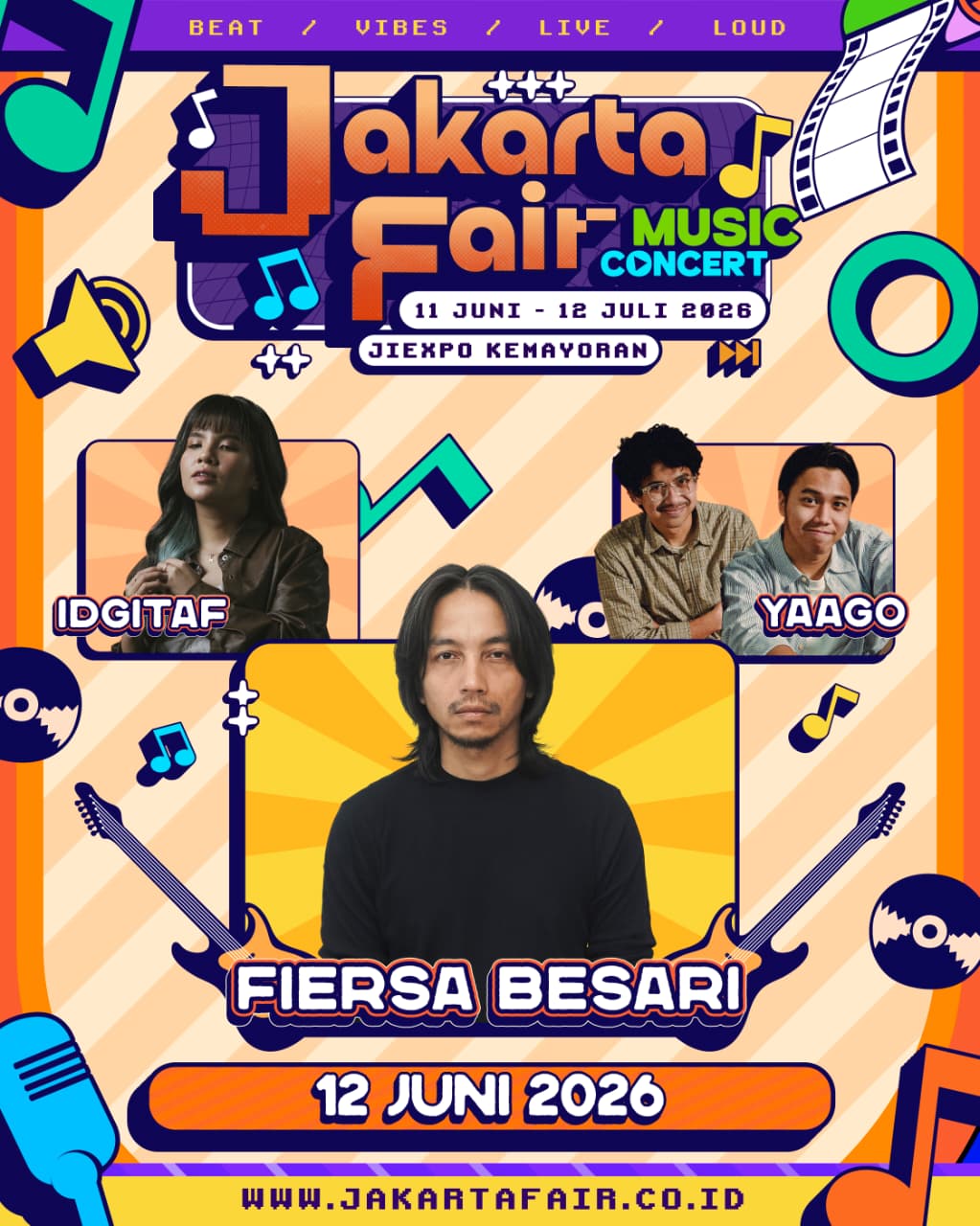 Fiersa Besari Malam Ini, Siap Bikin Penonton Jakarta Fair 2026 Bernyanyi dan Baper Bareng