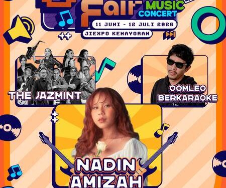 Nadin Amizah Siap Temani Pengunjung Jakarta Fair 2026 Malam Ini