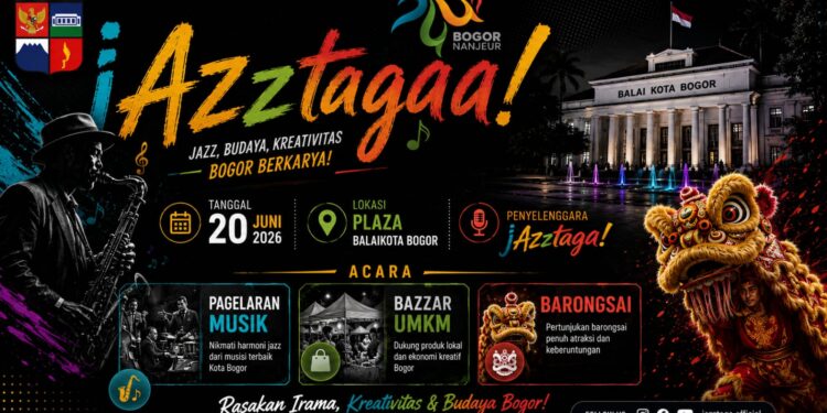Hut Kota Bogor, Para Musisi Gelar jAzztaga! Kolaborasikan Musik, UMKM, dan Atraksi Barongsai