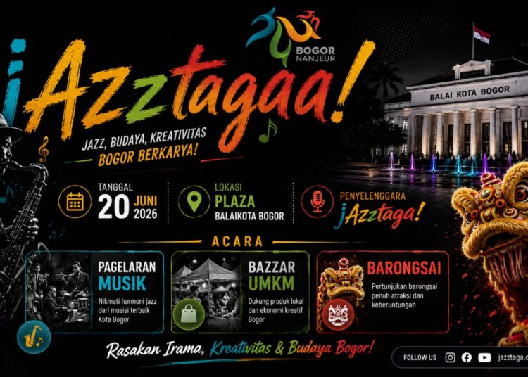 Hut Kota Bogor, Para Musisi Gelar jAzztaga! Kolaborasikan Musik, UMKM, dan Atraksi Barongsai