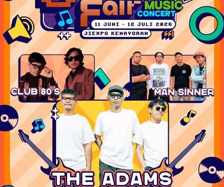 Yuk Merapat, Jakarta Fair Hari Ini Ada Aksi Panggung The Adams hingga Club 80’s