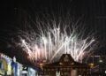 Langit Jakarta Fair di Malam Muda Mudi Bermandikan Cahaya