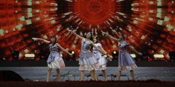 JKT48 ‘Sentil’ Andrenalin Penonton Jakarta Fair Music Concert