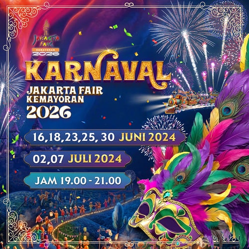 Semarak Warna-Warni Karnaval Turut Meriahkan Jakarta Fair 2026, Jangan Terlewatkan!
