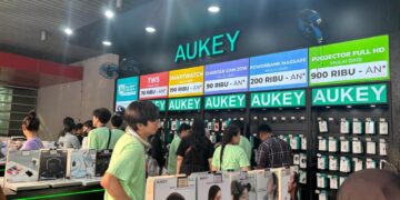 TWS Mulai Rp70 Ribuan dan Smartwatch Rp190 Ribuan di Booth Aukey Jakarta Fair