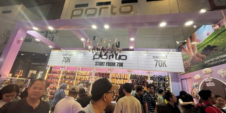 Sandal Mulai Rp70 Ribuan! Porto Hadirkan Banyak Promo Menarik di Jakarta Fair 2026