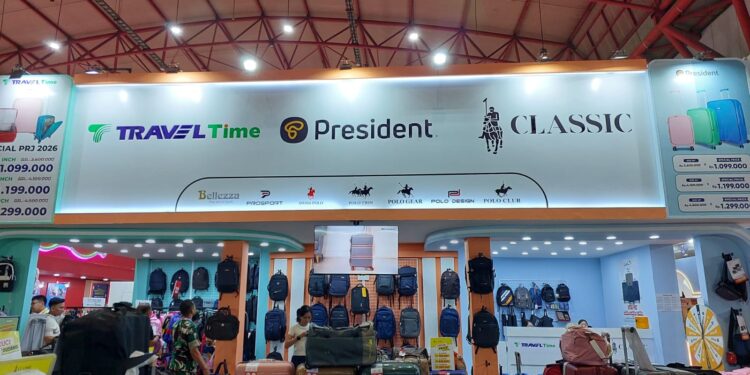 Travel Time, President & Classic Gelar Diskon Besar hingga Cuci Gudang di Jakarta Fair 2026
