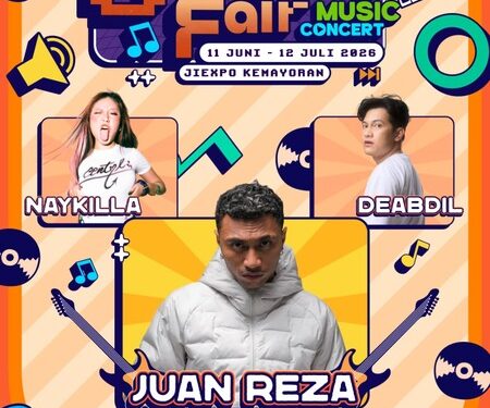 Juan Reza hingga Naykilla Bakal Tampil Malam Ini di Jakarta Fair