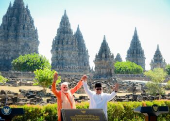 Presiden Prabowo dan PM Modi ke Candi Prambanan Perkuat Diplomasi Budaya dan Pariwisata RI-India