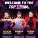 Diva Tersisih, Felicia, Sheera dan Vedra Tembus Top 3 Final The Icon Indonesia