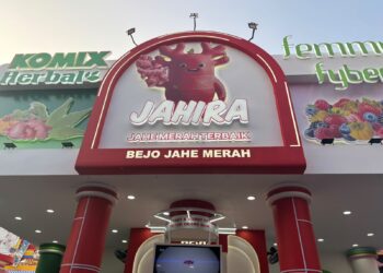 Satu Booth, Tiga Promo Sekaligus! Bejo Jahe Merah, Femmy Fiber & Slasi Ramaikan Jakarta Fair 2026