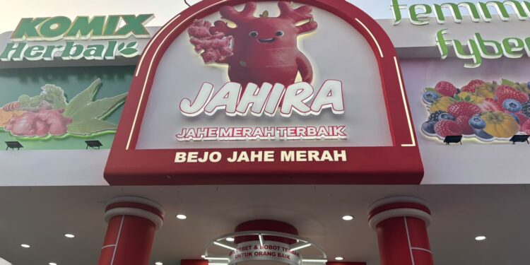 Satu Booth, Tiga Promo Sekaligus! Bejo Jahe Merah, Femmy Fiber & Slasi Ramaikan Jakarta Fair 2026