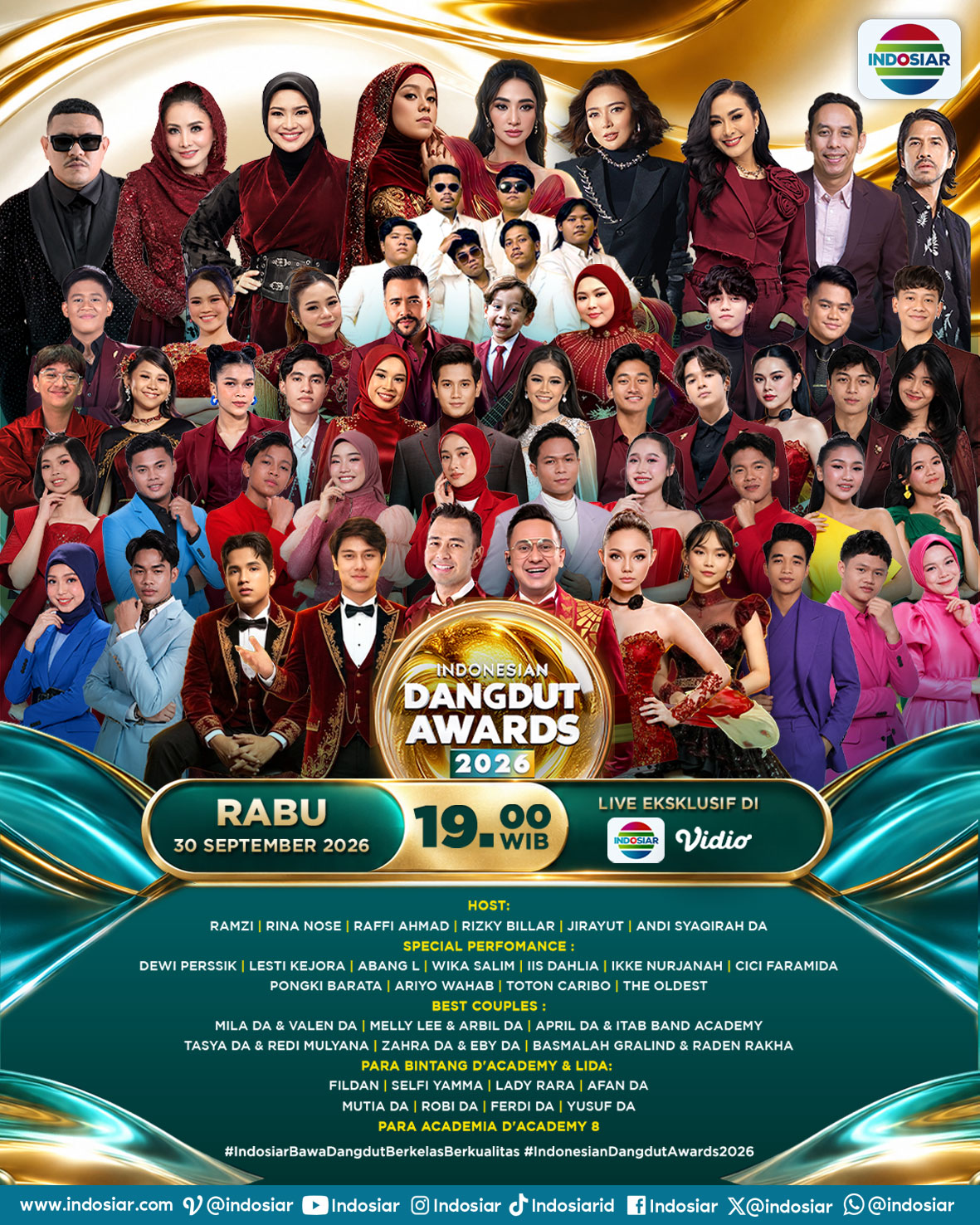 Indonesian Dangdut Awards 2026 Suguhkan Persaingan Ketat di 14 Kategori