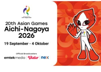 Asian Games 2026 Gandeng Vidio dan Nex Tayangkan Resmi Pertandingan Terbanyak serta Terlengkap