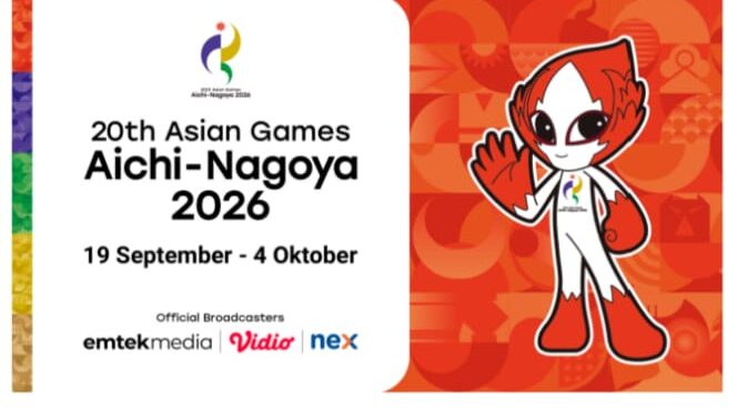 Asian Games 2026 Gandeng Vidio dan Nex Tayangkan Resmi Pertandingan Terbanyak serta Terlengkap