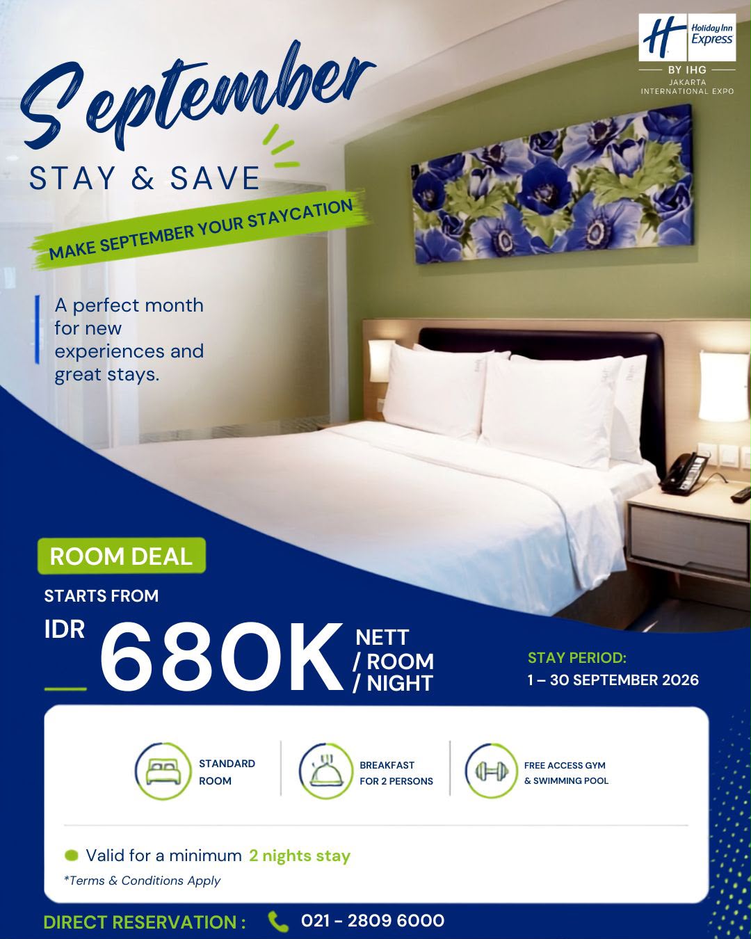 Holiday Inn Express Jakarta International Expo Sambut September, Ini Promo Menariknya