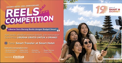 Rayakan 19 Tahun, Amaris Hotel Gelar Reels Competition