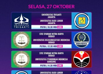 Moji Tayangkan Eksklusif Liga Voli Mahasiswa 2026 Seri Terakhir di Jakarta