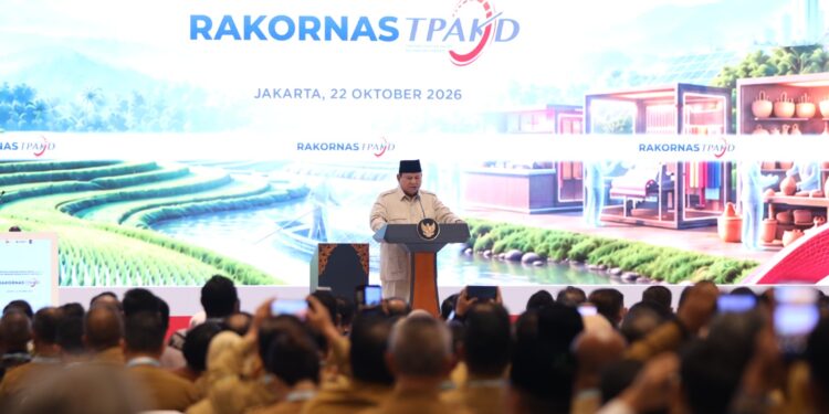 Presiden Prabowo Subianto di Rakornas TPAKD 2026, Tegaskan Kesejahteraan Rakyat Harus Meningkat